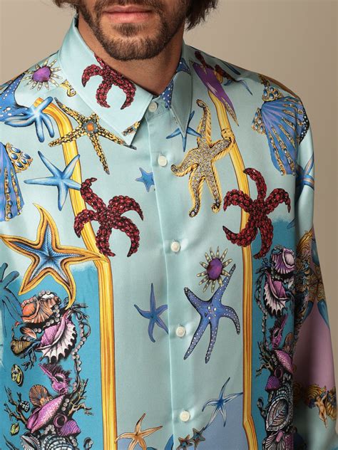 Versace sea silk shirts